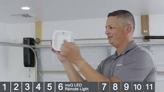 How to Install the LiftMaster Heavy Duty Garage Door Opener Model 98032 [upl. by Arline]