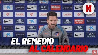 Simeone y el calendario quotSólo los futbolistas pueden cambiar estoquot I MARCA [upl. by Notsirk]