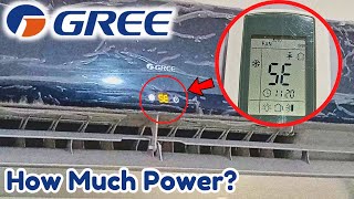 How Much Power Gree Mini Split AC Consumes on quotSEquot Save Energy Mode [upl. by Acinomaj135]