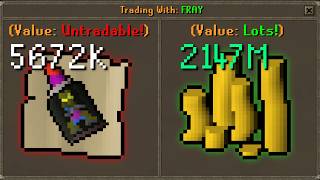 Runescapes Rarest UNTRADABLE Item Has Been SECRETLY TRADABLE for 8 YEARS [upl. by Spancake191]