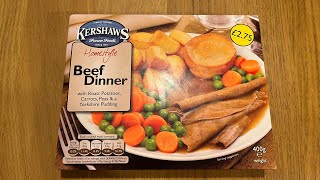 Kershaws  BEEF DINNER   £275  400g  Ready Meal Review [upl. by Anana271]