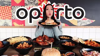 Trying Australian fast foods  Eating an Oporto Feast [upl. by Olodort]