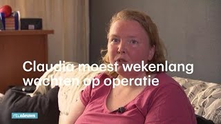 Claudia moest wekenlang wachten op een operatie  RTL NIEUWS [upl. by Jephthah]