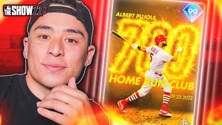 99 ALBERT PUJOLS WITH THE BEST DEBUT OF THE YEAR MLB The Show 22 [upl. by Hogue]