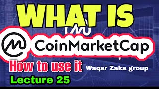 CoinMarketCap explained  bitcoin  crypto  btc  How to use coin market cap  crypto lecture 25 [upl. by Torey]