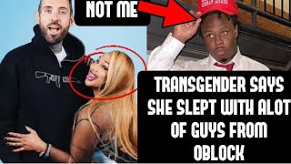 Transgender Says She Slept With Alot Of Guys From Oblock Shoebox Tells Adam22 Stop Playing With Him [upl. by Euqinahs]