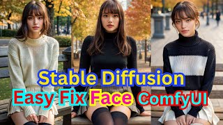 Stable Diffusion Fix Bad Face Using ComfyUI Workflow Tutorial Guide [upl. by Templia]