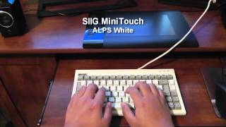 Keyboard Comparison Logitech HHKB Realforce SIIG Chicony Filco KBTalking [upl. by Enerod]