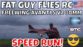 FREEWING AVANTI S 80MM FUN SPEED RUN by FGFRC aviation rcairplane [upl. by Sidwell]