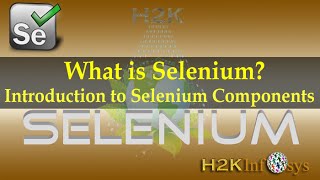 What is Selenium  Selenium Tutorial for Beginner  Introduction to Selenium [upl. by Aihsek654]