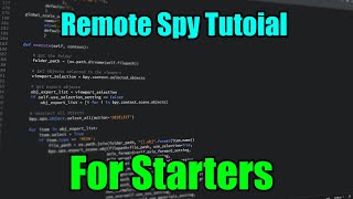 Remote Spy Tutorial [upl. by Gratt836]