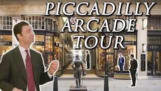 Londons Best Menswear Shopping District Piccadilly Arcade Walking Tour 🚶‍♂️  Kirby Allison [upl. by Diraj801]