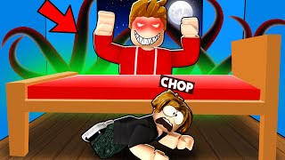 ROBLOX CHOP ESCAPES DANGEROUS FROSTY IN HIDE AND SEEK CHALLENGE [upl. by Neelrac]