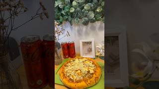 Chicken Pizza  Home made recipe shorts pizza trending recipe [upl. by Jephthah]