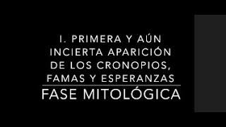 I Primera y aún incierta de los cronopios famas y esperanzas Fase mitológica [upl. by Gayelord]