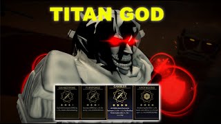 BEST TITAN BUILD IN AOT REVOLUTION  MUST WATCH [upl. by Ardnek989]