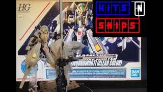 Gundam Base Exclusive HG Gundam TR6 WoundWort Clear TimeLapse [upl. by Nylrebma145]