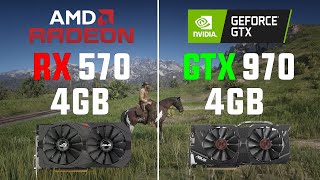 RX 570 4GB vs GTX 970 4GB Test in 7 Games [upl. by Eikcid]