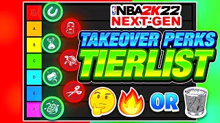 RANKING EVERY TAKEOVER PERK IN TIERS ON NBA 2K22 NEXT GEN  SEASON 4 [upl. by Mercola863]