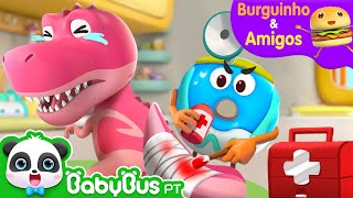 O Dino Está Dodói 🤕  Desenhos Animados de BabyBus por 40 Minutos  Burguinho e Amigos  BabyBus [upl. by Audris]