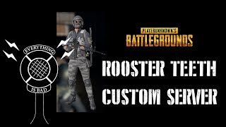 Battlegrounds Squad Win on Rooster Teeths Custom Server [upl. by Ahseel]