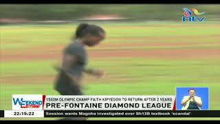 1500M olympic champion Kipyegon back on track after two years  Prefontaine Diamond league [upl. by Ransell]