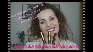 MI EXPERIENCIA CON TATTO BROW DE MAYBELLINE Lo recomiendo [upl. by Carlina]