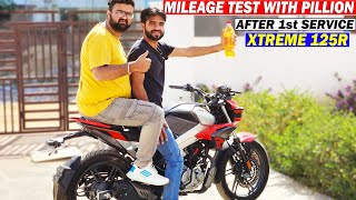 2024 Hero Xtreme 125R Mileage Test With Pillion After Service  इस से बेहतर कोई नहीं [upl. by Caria255]