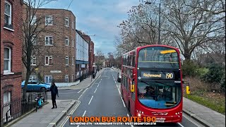 London Bus Ride Route 190  Southwest to West  Local Neighbourhoods Upper Deck pointofview 🚌 [upl. by Attenauqa990]