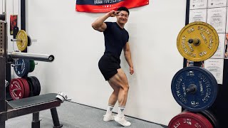 190kg x 3개 그리고 3일 차 l 중량 스쿼트 훈련 [upl. by Erdnad]