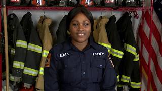 EMT Ieisha Holden Says Apply Today [upl. by Cathy]