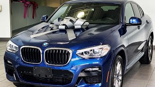 2021 BMW X4 xDrive40i in Phytonic Blue Metallic Exterior with M Sport Package [upl. by Aleahs]