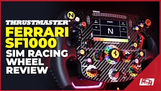 Thrustmaster Ferrari SF1000 Review The Ultimate F1 Sim Racing Wheel [upl. by Aselehc]