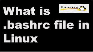 What is bashrc file in Linux Linux Tutorial  Linux Interview Question [upl. by Brooking994]