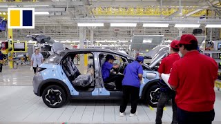 BYD opens Southeast Asia factory in Thailand [upl. by Haziza109]