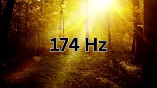 174 Hz  Pure Tone Solfeggio Frequency  Pain Relief  10 Minutes [upl. by Amuwkuhc]