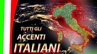 TUTTI gli ACCENTI ITALIANI per ogni PROVINCIA [upl. by Eedyak]