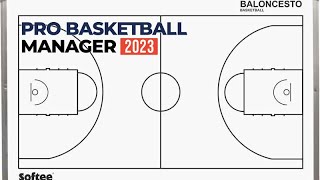 Pro Basketball Manager 2023  Tutorial editor de jugadas [upl. by Amsirak]