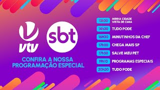 SBT  AO VIVO  Programação Especial [upl. by Nitaf]