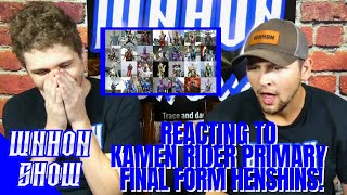 REACTING TO KAMEN RIDER PRIMARY FINAL FORM HENSHINS  The WNHON Show Ep 30 [upl. by Emmi]