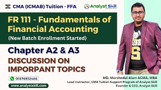 2 Chapter A2 amp A3 ICMAB  FR111 Financial Accounting  Specific Topics  Analyst Skill [upl. by Lai]