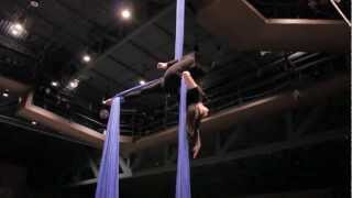 How To  Rebecca Split  Aerial Silks [upl. by Hagile]