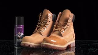 Crep protect spray Test timberland [upl. by Artimas]