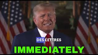 La liberté d’expression à nouveau  Intervention du Président Élu Donald Trump [upl. by Anelis]