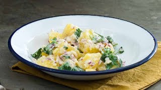 Marokkaanse aardappelsalade  Receptvideos [upl. by Griffie]