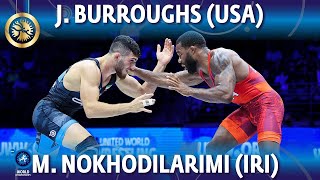 Jordan Burroughs USA vs Mohammad Nokhodilarimi IRI  Final  world Championships 2022  79kg [upl. by Ezana993]