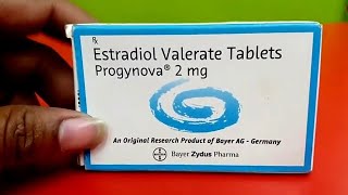 Progynova 2mg tablet uses Estradiol valerate  Dosage amp Side effect  And How to use in Hindi [upl. by Lirret]