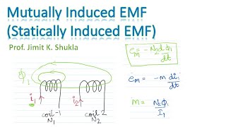 Mutually Induced EMF  Statically Induced EMF  Formula Derivation  Explanation [upl. by Arabela915]