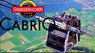 CabriO Stanserhorn 🇨🇭Switzerland Cable Car  Travel Guide 4K [upl. by Oiramd465]