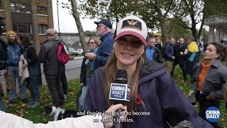 Thousands join UK cleanwater march [upl. by Aicargatla888]